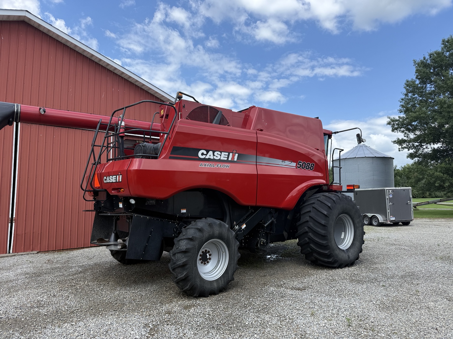 Farm equipment after cleaning