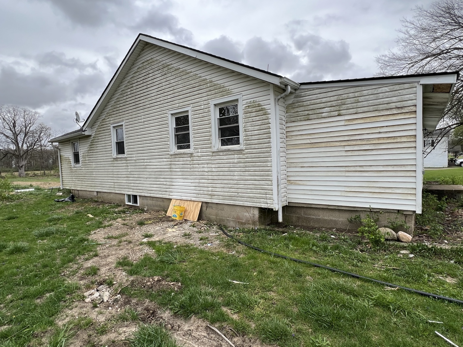 House washing before cleaning